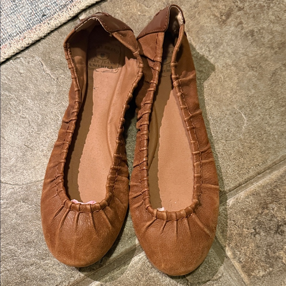 Lucky Brand Leather Ballet Flats